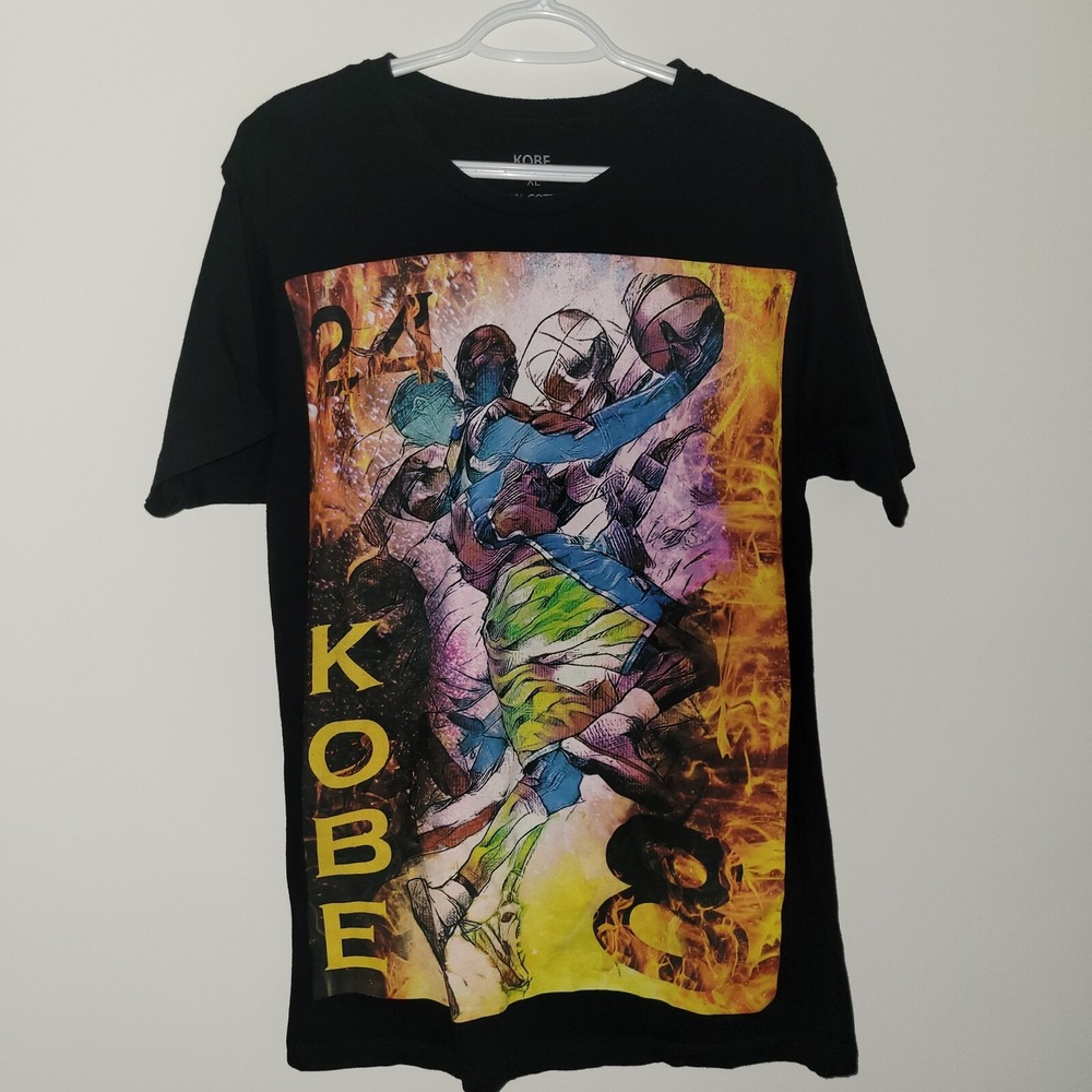 Kobe Bryant AOP All Over Print‎ Short Sleeve T-Shirt Men's Size XL